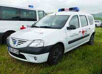 =Dacia des DRK OV GERSWEILER - OTTENHAUSEN, gesehen bei der RettMobil 2017 in Fulda - Mai 2017
