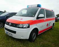 =VW T 5 des DRK KV OSTERODE am HARZ Bereitschaft NEUHOF, gesehen bei der RettMobil 2017 in Fulda - Mai 2017