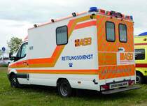 =MB Sprinter steht zum Verkauf bei der RettMobil 2017 in Fulda - Mai 2017