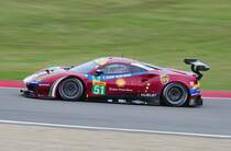 LM GTE-Pro, Nr.:51 Ferrari 488 GTE, Einsatzteam AF Corse, Fahrer: James Calado & Alessandro Pier Guidi.Mitzieher bei der Langstrecken-WM (FIA WEC)Lauf am 16.7.2017 auf dem Nürburgring.