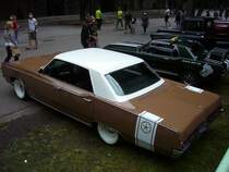 Plymouth Fury III fourdoor Hardtop des Modelljahres 1967 in der Profilansicht. Altmetall trifft Altmetall am 23.07.2017 im LaPaDu.