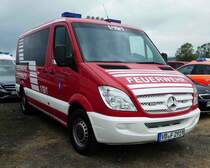 =MB Sprinter der Feuerwehr von LAUTERBACH, fotografiert bei der RettMobil 2017 in Fulda - Mai 2017