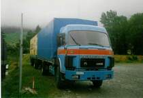 Imobersteg, Frutigen BE 260166 Saurer in Frutigen, Bahnhof