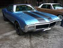 Buick Riviera des Modelljahres 1969. Angetrieben wird dieses Coupe von einem V8-motor, der aus 7041 cm³ Hubraum 345 PS leistet. Altmetall trifft Altmetall am 23.07.2017 im LaPaDu.