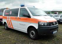 =VW T 5 der Johanniter OV REGENSBURG, fotografiert bei der RettMobil 2017 in Fulda - Mai 2017