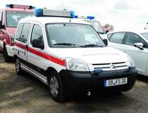 =Citroen Berlingo des DRK OV  BREBACH-FECHINGEN-SCHEIDT , fotografiert bei der RettMobil 2017 in Fulda - Mai 2017