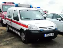 =Citroen Berlingo des DRK OV  BREBACH-FECHINGEN-SCHEIDT , fotografiert bei der RettMobil 2017 in Fulda - Mai 2017