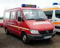 =MB Sprinter der Feuerwehr von BREUBERG, gesehen auf dem Parkplatz bei der RettMobil 2017 in Fulda - Mai 2017