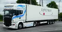 =Scania-Sattelzug von ORAN rastet im Mai 2017 an der A 3