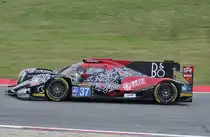 Mitzieher in der Dunlop- Kehre, Nr.37 Jackie Chan DC Racing, Oreca 07 (Gibson) Fahrer: David Cheng, Tristan Gommendy & Alex Brundle. Langstrecken-WM (FIA WEC)Lauf am 16.7.2017 auf dem Nürburgring