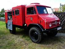=Unimog der Feuerwehr ULFA, steht im Mai 2017 in der Burgenstadt Schlitz
