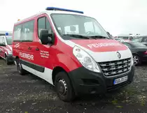 =Renault Master der Feuerwehr von LORCH, gesehen auf dem Parkplatz bei der RettMobil 2017 in Fulda - Mai 2017