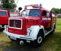 =Magirus Mercur als Löschgruppenfahrzeug LF 16 der Feuerwehr SALMÜNSTER, steht im Mai 2017 in der Burgenstadt Schlitz