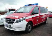 =MB Vito der Feuerwehr WISSEN, gesehen auf dem Parkplatz bei der RettMobil 2017 in Fulda - Mai 2017