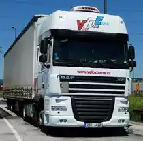 =DAF - Sattelzug von VTE rastet im April 2017 an der A 3