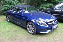 Mercedes-Benz E-Klasse Cabrio auf der Autoschau in Krefeld an der Rennbahn, 24.6.17