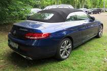 Mercedes-Benz E-Klasse Cabrio auf der Autoschau in Krefeld an der Rennbahn, 24.6.17