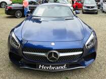 Mercedes-Benz SLS AMG auf der Autoschau in Krefeld an der Rennbahn, 24.6.17