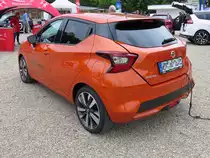 Der neue Nissan Micra auf der Autoschau in Krefeld an der Rennbahn, 24.6.17