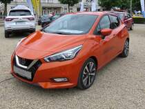 Der neue Nissan Micra auf der Autoschau in Krefeld an der Rennbahn, 24.6.17