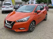 Der neue Nissan Micra auf der Autoschau in Krefeld an der Rennbahn, 24.6.17