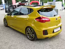 Der Kia Ceed GT auf der Autoschau in Krefeld an der Rennbahn, 24.6.17