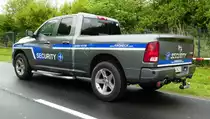 =Dodge RAM eines Sicherheitsdienstes bei der RettMobil in Fulda, Mai 2017 