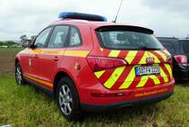 =Audi Q 5 der Feuerwehr SOEST steht auf dem Parkplatz der RettMobil 2017 in Fulda, Mai 2017