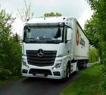 MB Actros - Sattelzug, gesehen im Mai 2017