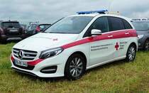 =MB B-Klasse vom DRK KV ODENWALDKREIS steht im Mai 2017 bei der Rettmobil in Fulda