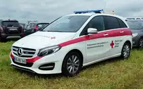 =MB B-Klasse vom DRK KV ODENWALDKREIS steht im Mai 2017 bei der Rettmobil in Fulda