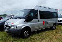 =Ford Transit des DRK steht im Mai 2017 bei der Rettmobil in Fulda