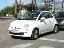 Fiat 500 unterwegs auf Teneriffa im Januar 2009