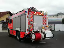 Feuerwehr Kleinostheim MAN TGM HLF20 (Florian Kleinostheim 40/1) bei einen Fototermin am 12.08.17. Dieses Fahrzeug wurde am 07.08.17 in Dienst gestellt. Es hat einen Magirus Aufbau