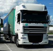 =DAF XF rastet im Mai 2017 an der A 3