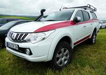 =Mitsubishi L 200 steht im Mai 2017 bei der Rettmobil in Fulda