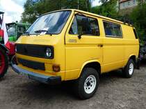 =VW T3 Synchro steht im Mai 2017 in der Burgenstadt Schlitz