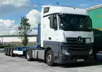=MB Actros rastet im Mai 2017 an der A 3