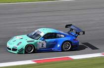 Ulrich Becker mit der Startnummer: 2 im Porsche 997 GT3 R, im Rahmenprogramm des ADAC GT-Masters Nürburgring am 5.8.2017. 