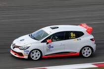 # 8, Renault Clio R.S. IV Cup, Fahrer:T.Zürcher(CHE), Mitzieher beim Rennen im Rahmenprogramm des ADAC GT Masters am 5.8.2017 auf dem Nürburgring