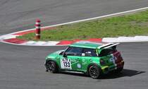 #133 Victoria Froß im MINI JCW Challenge beim Spezial Tourenwagen Trophy, im Rahmenprogramm des ADAC GT-Masters Nürburgring am 5.8.2017
