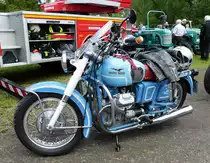 =Moto Guzzi V 7, gesehen im Mai 2017 in der Burgenstadt Schlitz