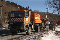 Atego 1828 im Licht der Morgensonne des 12.01.2009.
