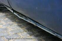 Die Einstiegsleiste des Studebaker hat auch schon bessere Zeiten gesehen,18.Okt.2008,in Colonia del Sacramento