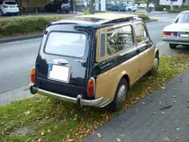Heckansicht eines Fiat 500 D Giardiniera. 1960 - 1966. 4. Saarner Oldtimer Cup am 03.09.2017 in Mülheim-Saarn.