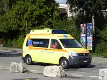 Rettungswagen VW  SO 127787 unterwegs in Grenchen am 03.09.2017