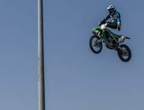 Motocross-Stunt am 26.08.2017 auf dem Hungaroring ( Rahmenprogram auf dem ETRC Rennen).