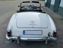 Mercedes Benz 190 SL, Heckansicht, das SL steht f�r  Sport Leicht , Aug.2017