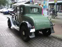 Heckansicht eines Ford Model A Coupe des Modelljahres 1931. Duke of Downtown am 09.09.2017 in Essen-Rüttenscheid.