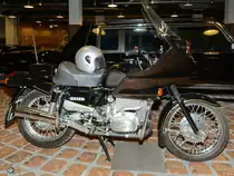 Ein Dnepr Motorrad mit Beiwagen im Technikmuseum Vadim Zadorozhny (Moskau, Mai 2016)